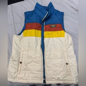 Women's Mountain Classic Puffer Vest, Colorblock- Large